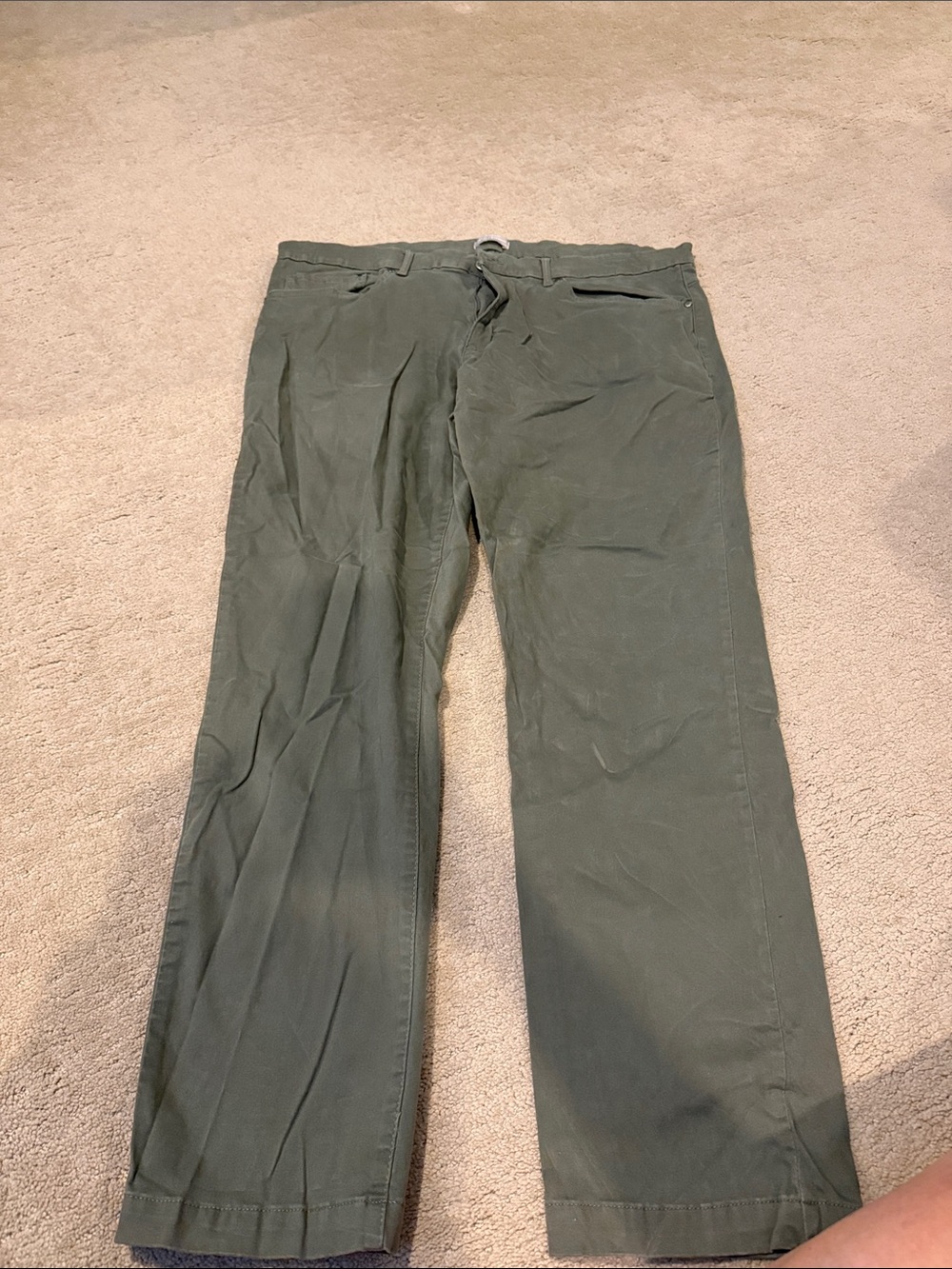 Hickey Freeman Dark Olive Chinos